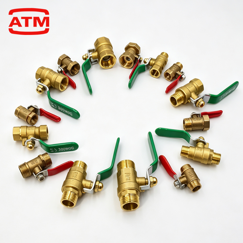 Compression Fitting Brass - 1/8' 1/4' 3/8' 1/2' Латунный малый