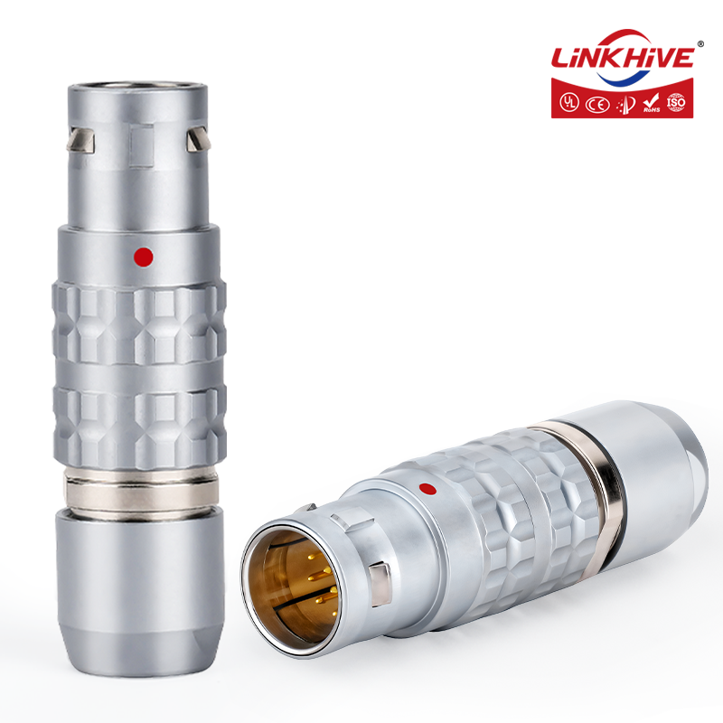 Push Fit Connector - Совместимый с LEMO FGG круглый разъем-штекер