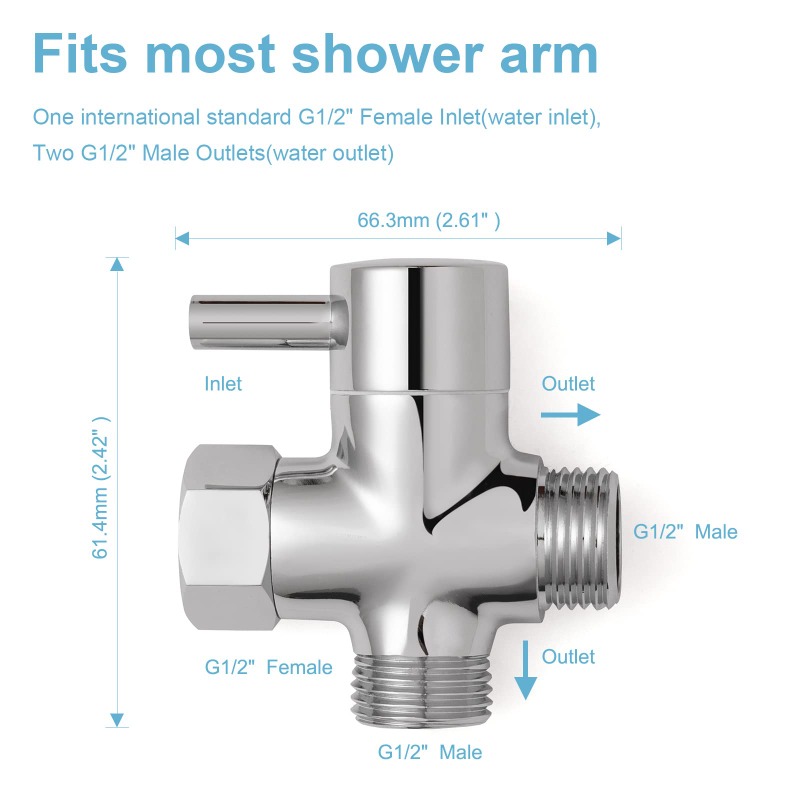 Латунный металлический 3-ходов – обзор и цена Shower Valve Cartridge